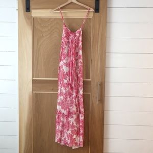 Pink silk dress